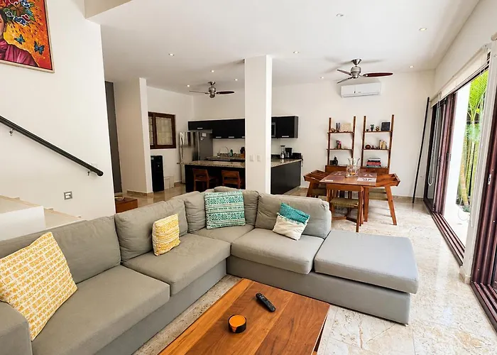 Townhome With Private Rooftop & Jacuzzi - Across Street * Akumal