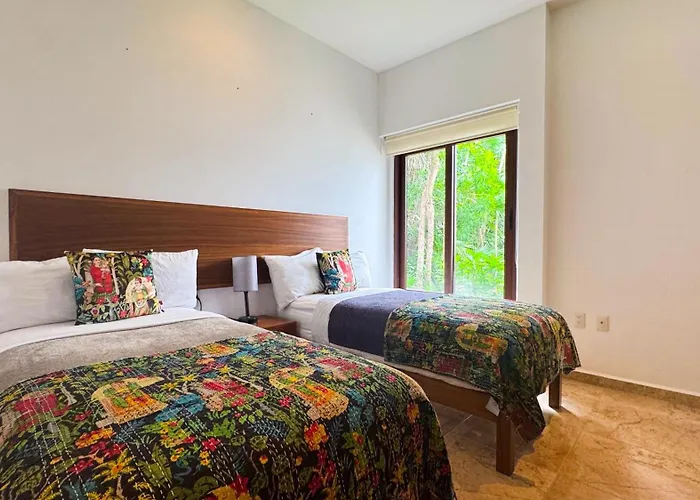 Townhome With Private Rooftop & Jacuzzi - Across Street Akumal